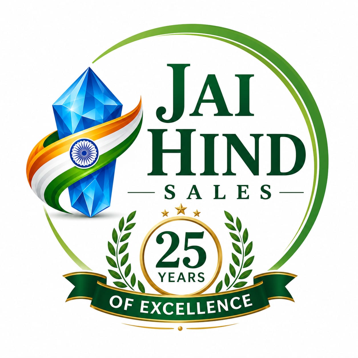 Jai Hind Sales 25 Years of Excellence logo